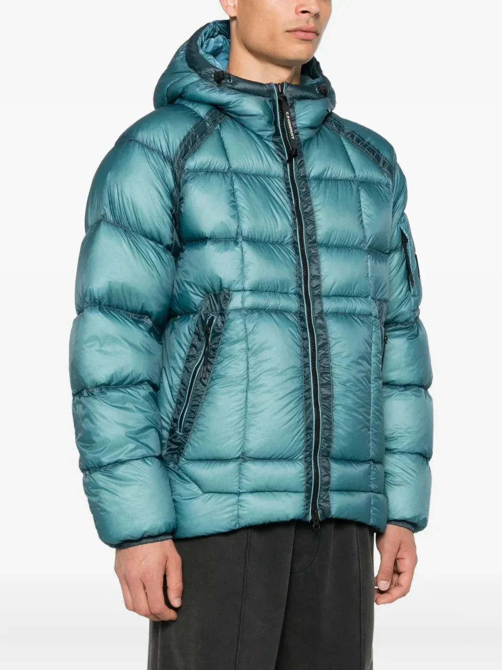 C.P. Lens-detail hooded jacket
