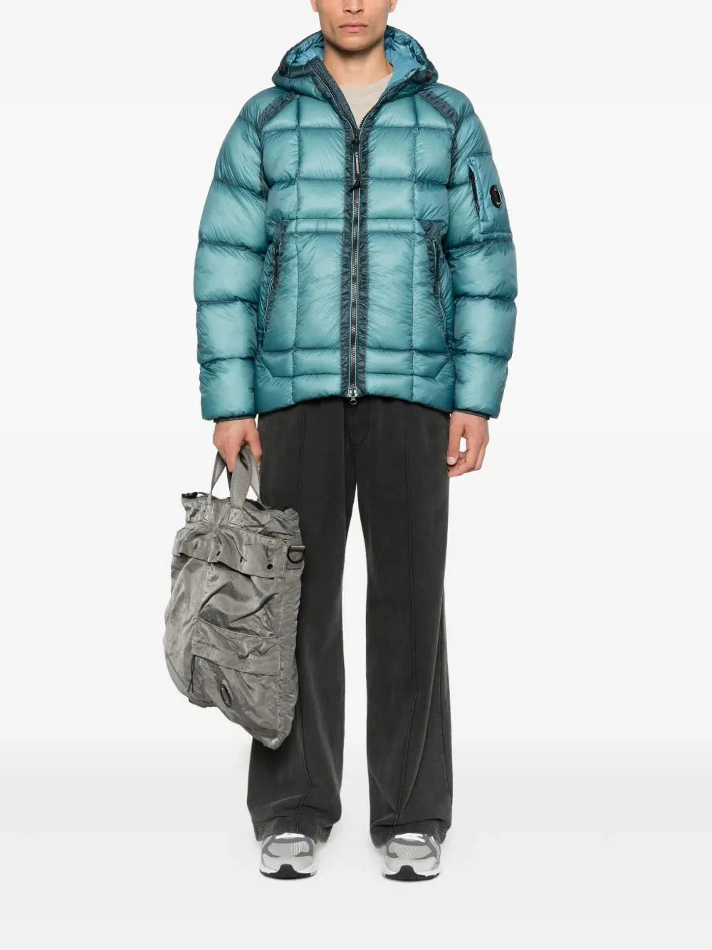 C.P. Lens-detail hooded jacket