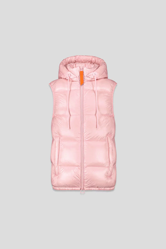 Doudoune sans manches en nylon brillant Cesar - Lotus