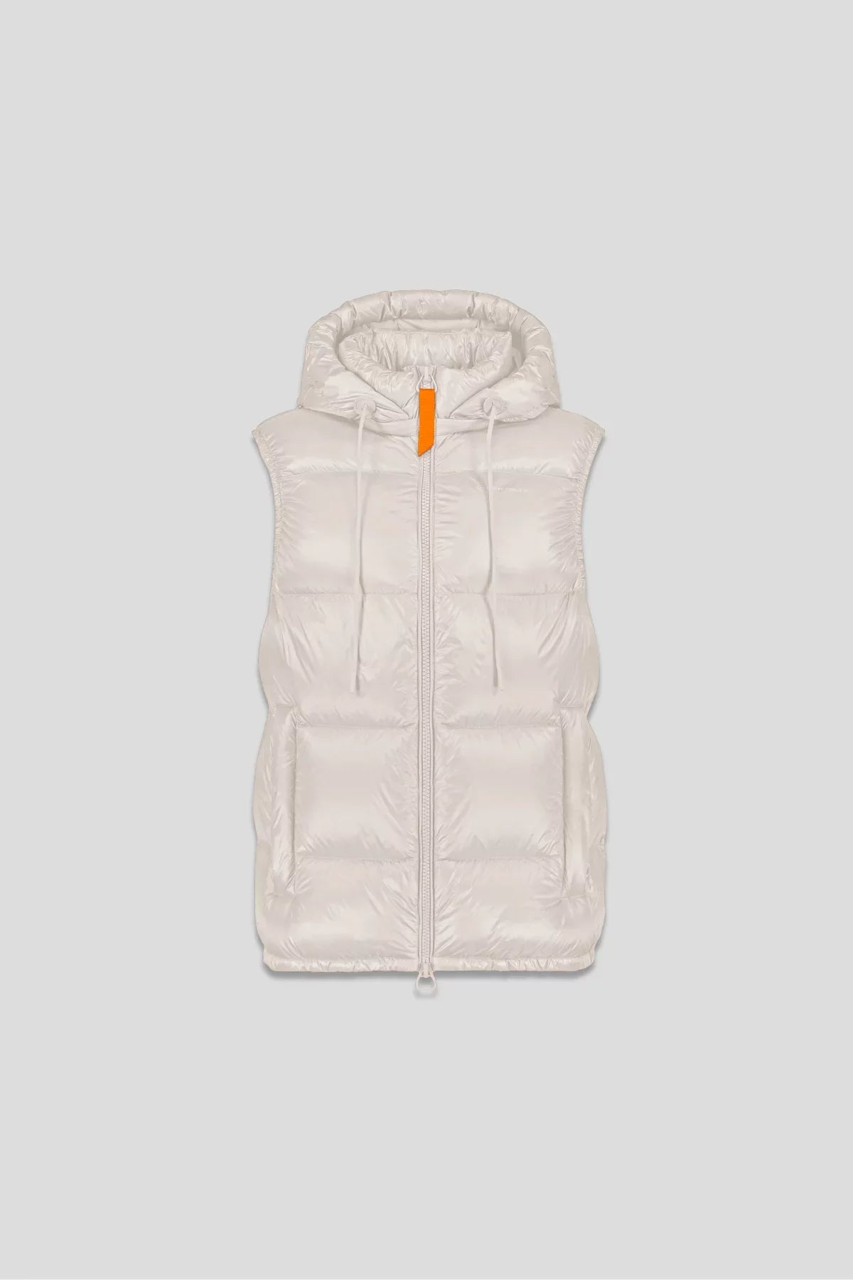Doudoune sans manches en nylon brillant Cesar - Lune