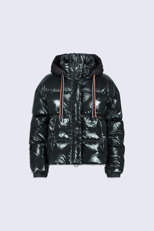 Doudoune courte brillante Lili Bright - Dark Forest